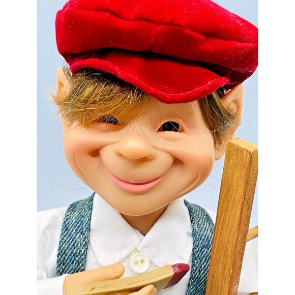 Karen Didion Originals Christmas Elf Painter Ladder 9 inch Figure - Picture 2 of 8